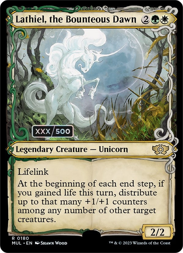 Image for Lathiel, the Bounteous Dawn (Serial Numbered) (180) [March of the Machine: Multiverse Legends] - Magic: The Gathering