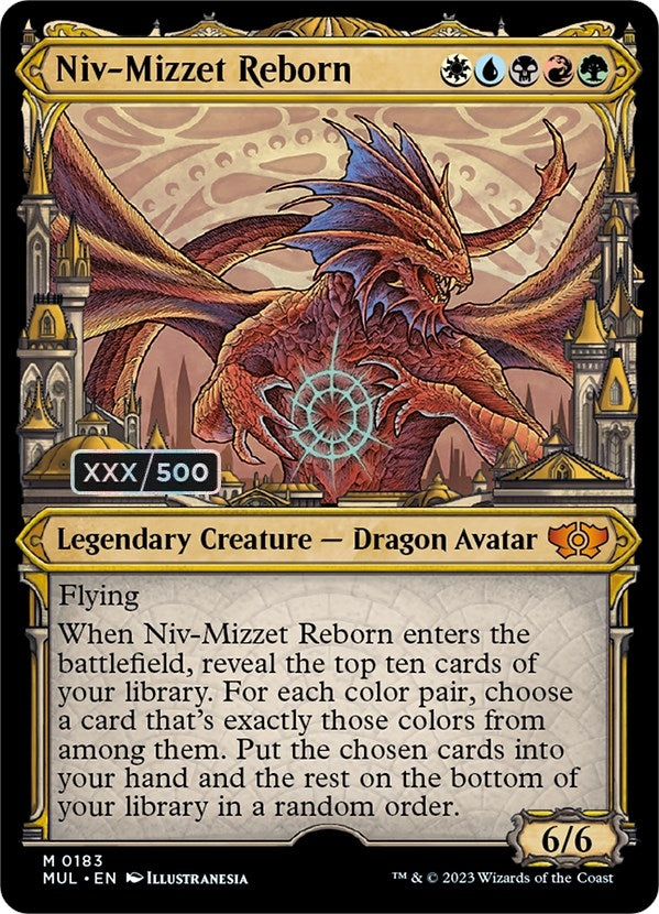 Image for Niv-Mizzet Reborn (Serial Numbered) (183) [March of the Machine: Multiverse Legends] - Magic: The Gathering