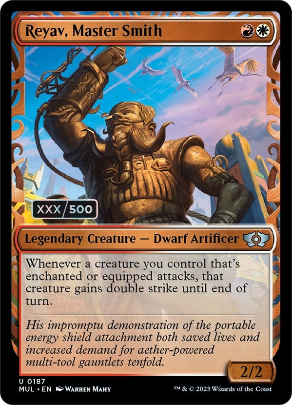 Image for Reyav, Master Smith (Serial Numbered) (187) [March of the Machine: Multiverse Legends] - Magic: The Gathering