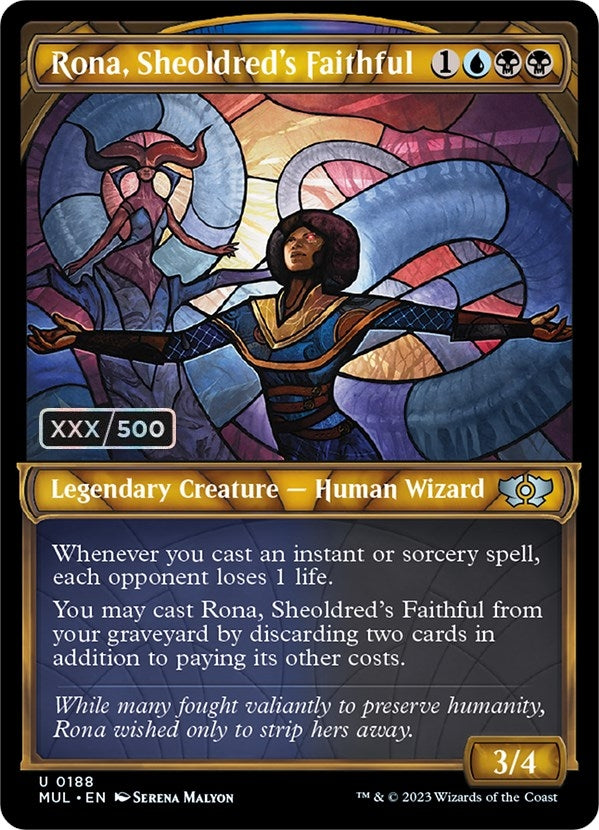 Image for Rona, Sheoldred's Faithful (Serial Numbered) (188) [March of the Machine: Multiverse Legends] - Magic: The Gathering