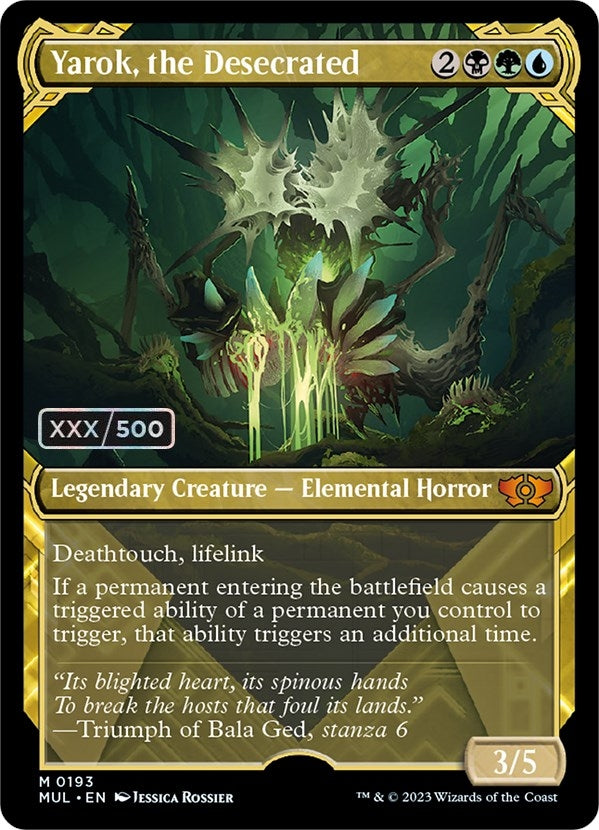Image for Yarok, the Desecrated (Serial Numbered) (193) [March of the Machine: Multiverse Legends] - Magic: The Gathering