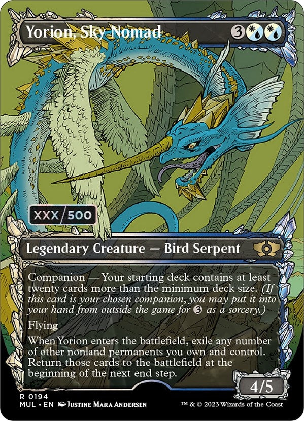 Image for Yorion, Sky Nomad (Serial Numbered) (194) [March of the Machine: Multiverse Legends] - Magic: The Gathering