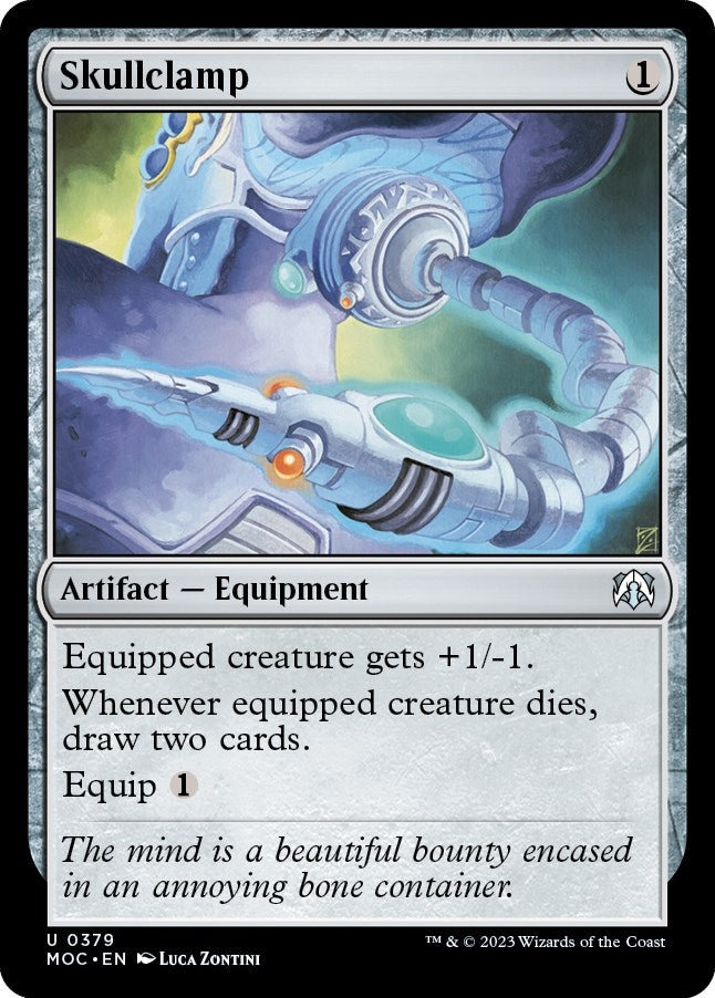 Skullclamp (379) [Commander: March of the Machine]