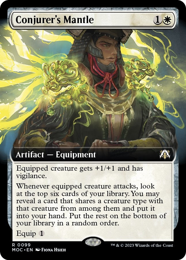 Image for Conjurer's Mantle (Extended Art) (99) [March of the Machine] - Magic: The Gathering