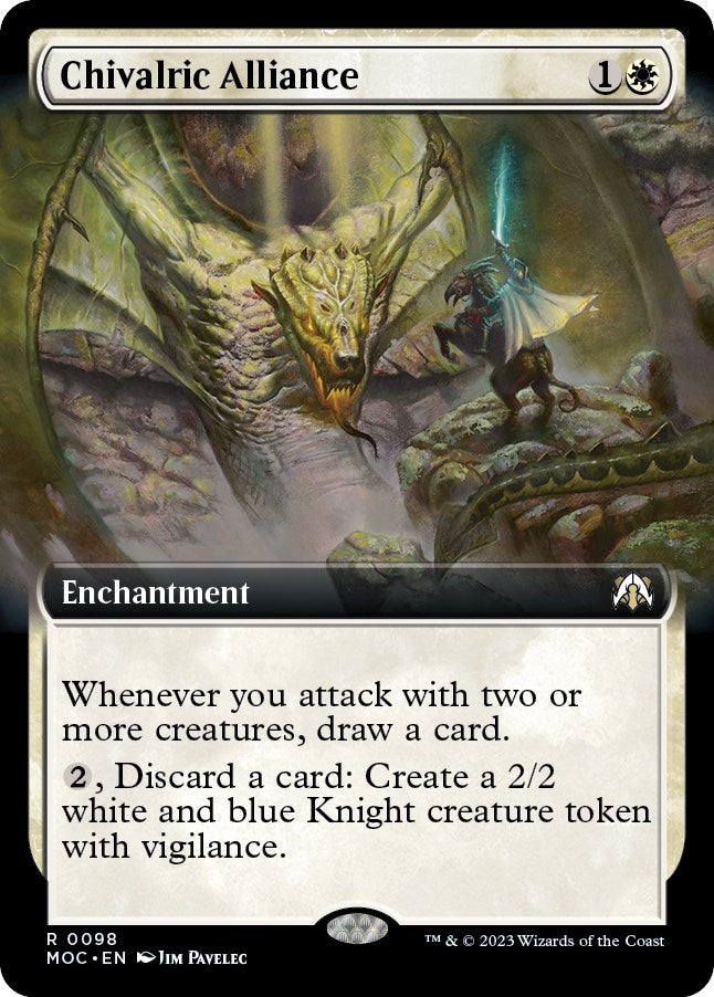Image for Chivalric Alliance (Extended Art) (98) [March of the Machine] - Magic: The Gathering