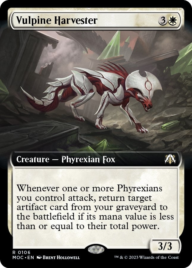 Image for Vulpine Harvester (Extended Art) (106) [March of the Machine] - Magic: The Gathering