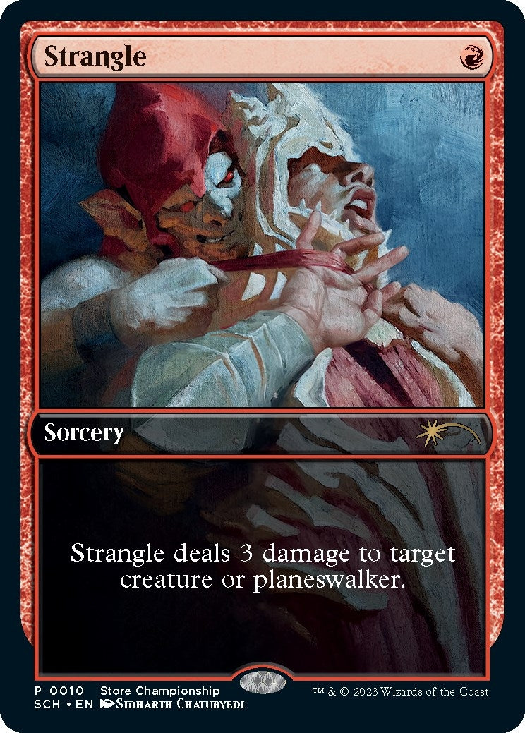 Image for Strangle (10) [Game Day & Store Championship Promos] - Magic: The Gathering