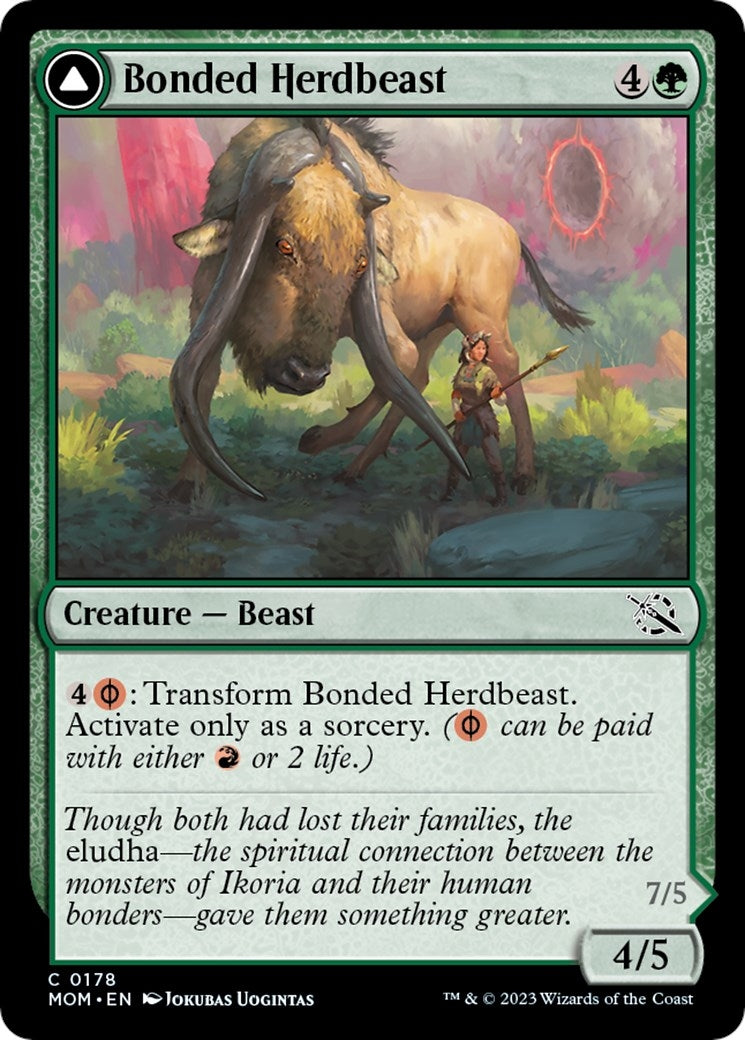 Image for Bonded Herdbeast (178) [March of the Machine] - Magic: The Gathering