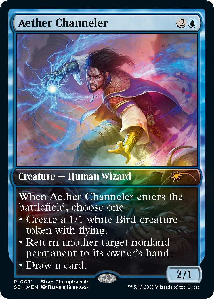 Image for Aether Channeler (11) [Game Day & Store Championship Promos] - Magic: The Gathering
