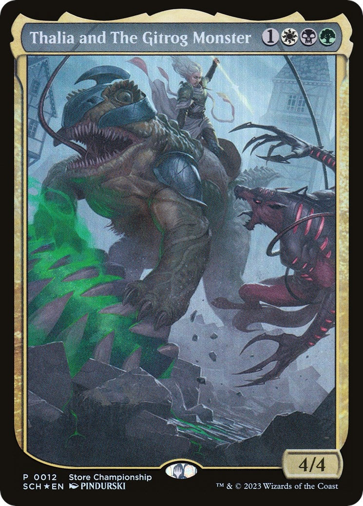 Image for Thalia and The Gitrog Monster (12) [Game Day & Store Championship Promos] - Magic: The Gathering