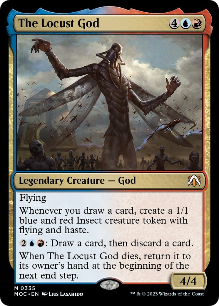 Image for The Locust God (335) [March of the Machine] - Magic: The Gathering