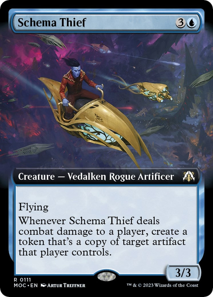 Schema Thief (Extended Art) (111) [Commander: March of the Machine]