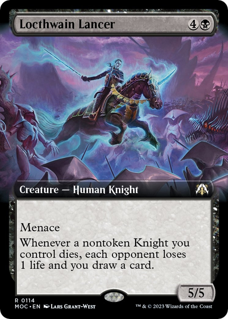 Image for Locthwain Lancer (Extended Art) (114) [March of the Machine] - Magic: The Gathering