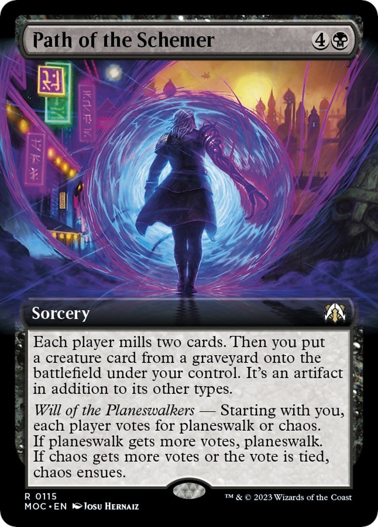 Image for Path of the Schemer (Extended Art) (115) [March of the Machine] - Magic: The Gathering
