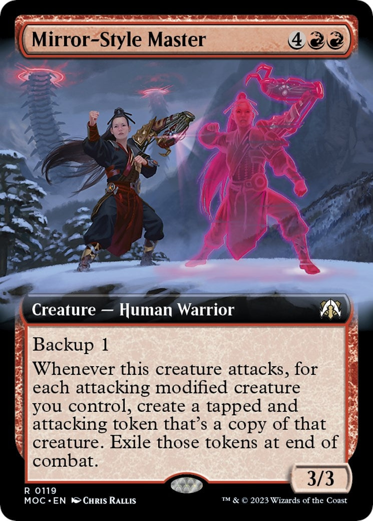 Image for Mirror-Style Master (Extended Art) (119) [March of the Machine] - Magic: The Gathering