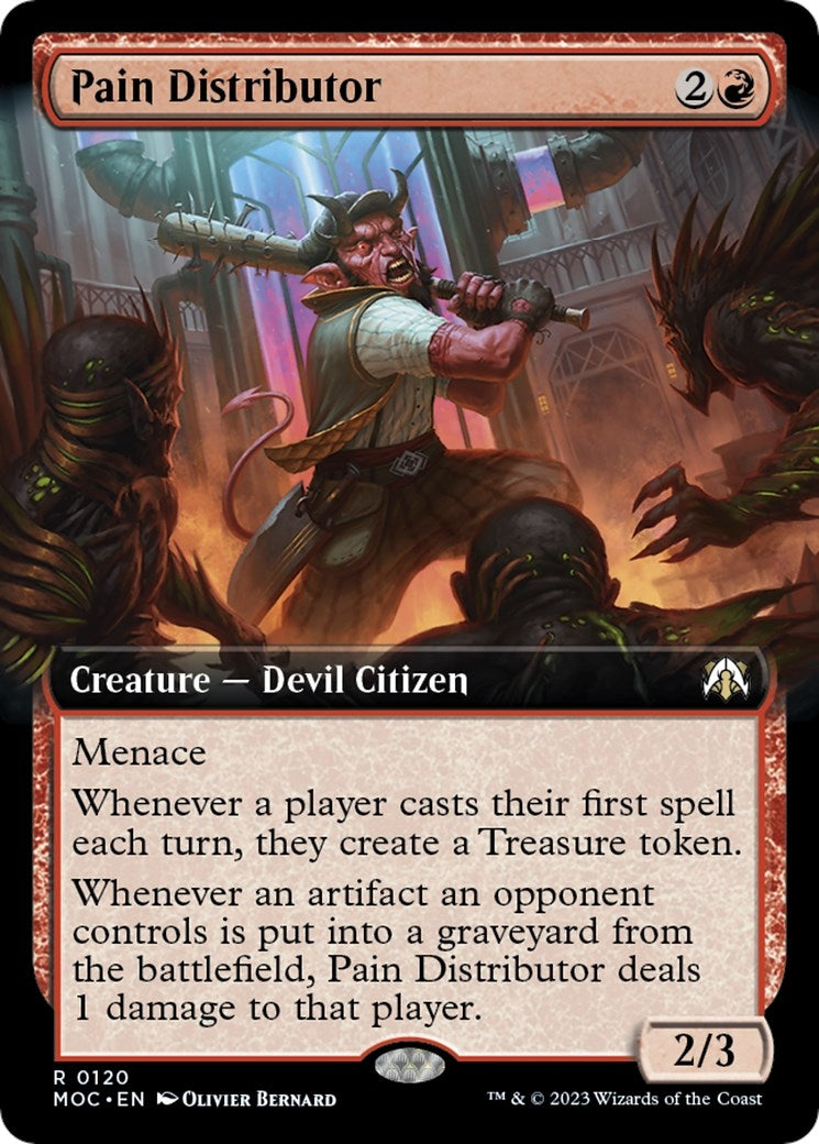 Pain Distributor (Extended Art) (120) [Commander: March of the Machine]