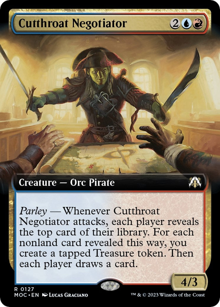 Image for Cutthroat Negotiator (Extended Art) (127) [March of the Machine] - Magic: The Gathering