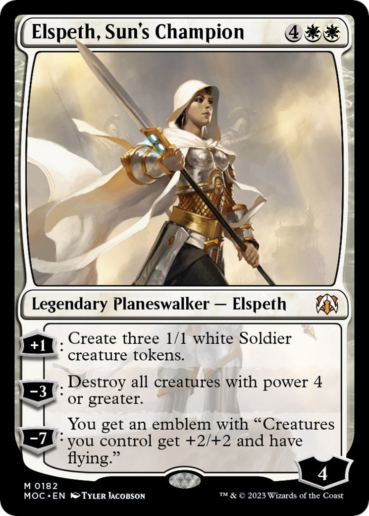 Image for Elspeth, Sun's Champion (182) [March of the Machine] - Magic: The Gathering