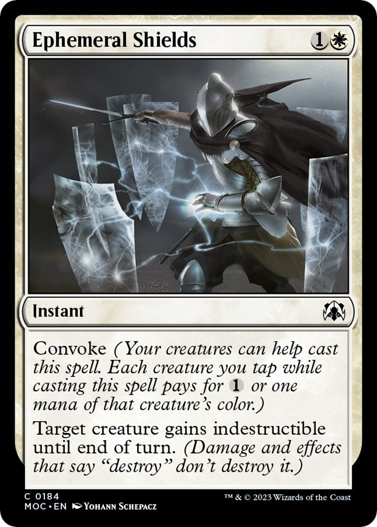 Image for Ephemeral Shields (184) [March of the Machine] - Magic: The Gathering