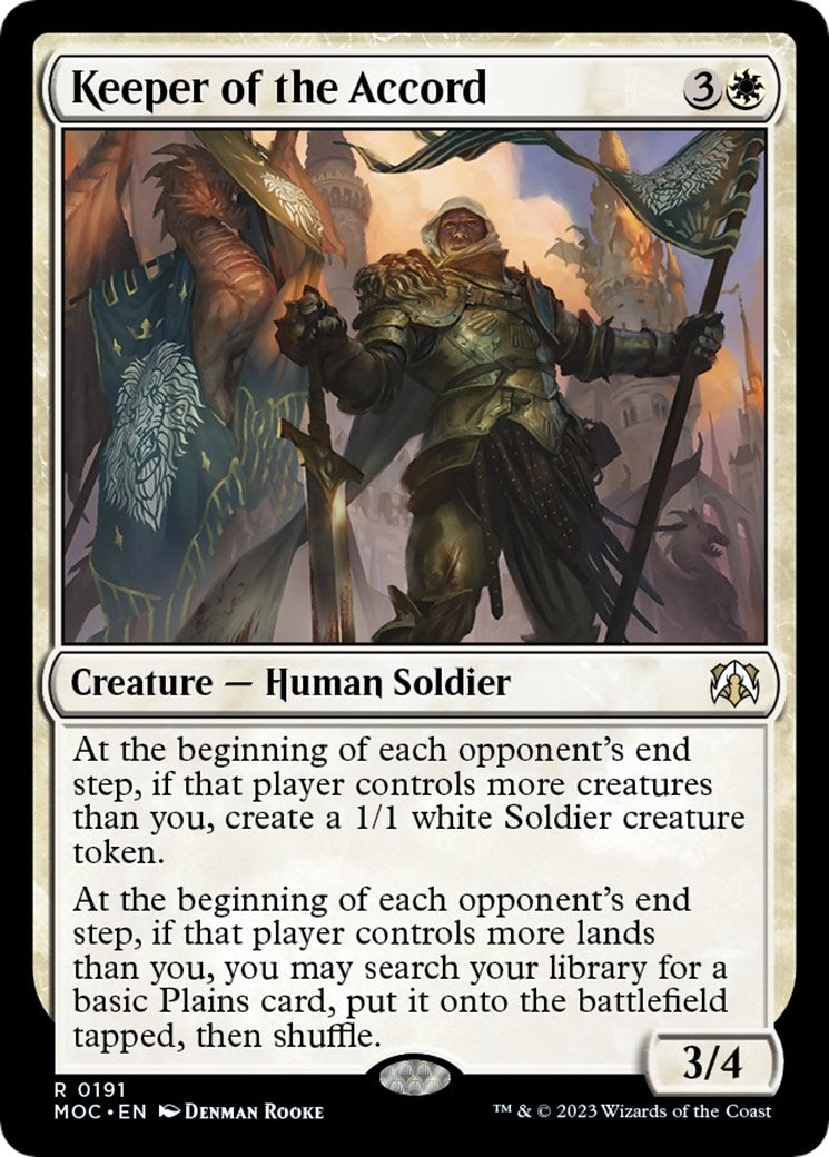 Image for Keeper of the Accord (191) [March of the Machine] - Magic: The Gathering