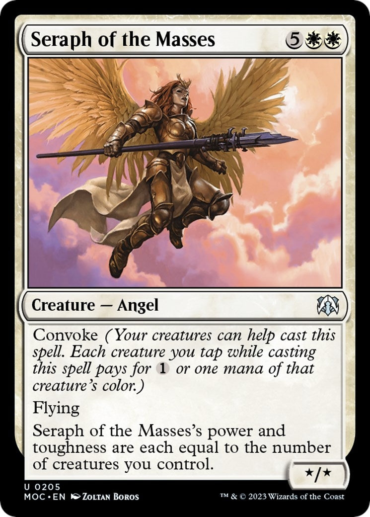 Image for Seraph of the Masses (205) [March of the Machine] - Magic: The Gathering