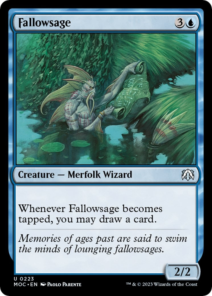 Image for Fallowsage (223) [March of the Machine] - Magic: The Gathering