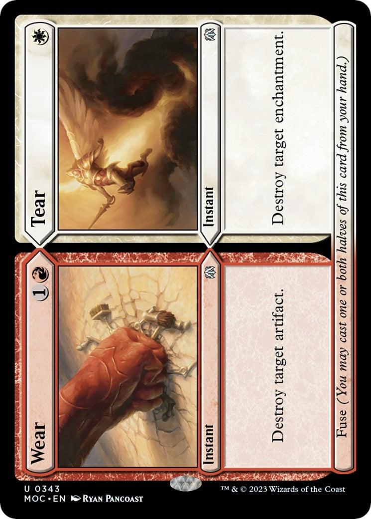 Image for Wear // Tear (343) [March of the Machine] - Magic: The Gathering