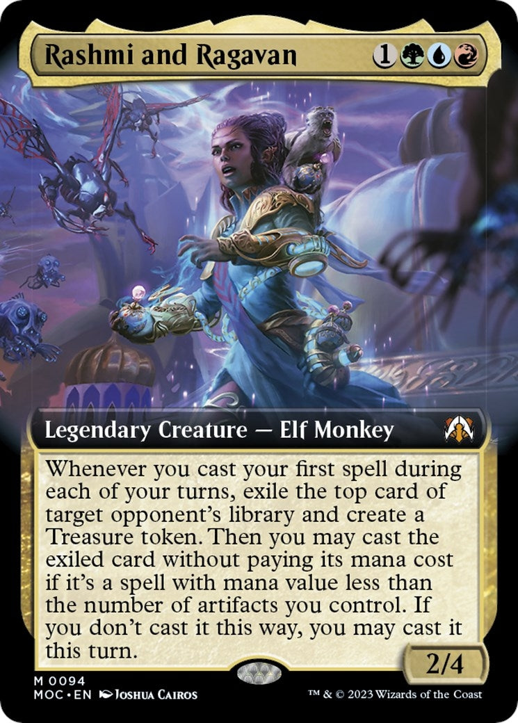 Image for Rashmi and Ragavan (Extended Art) (94) [March of the Machine] - Magic: The Gathering