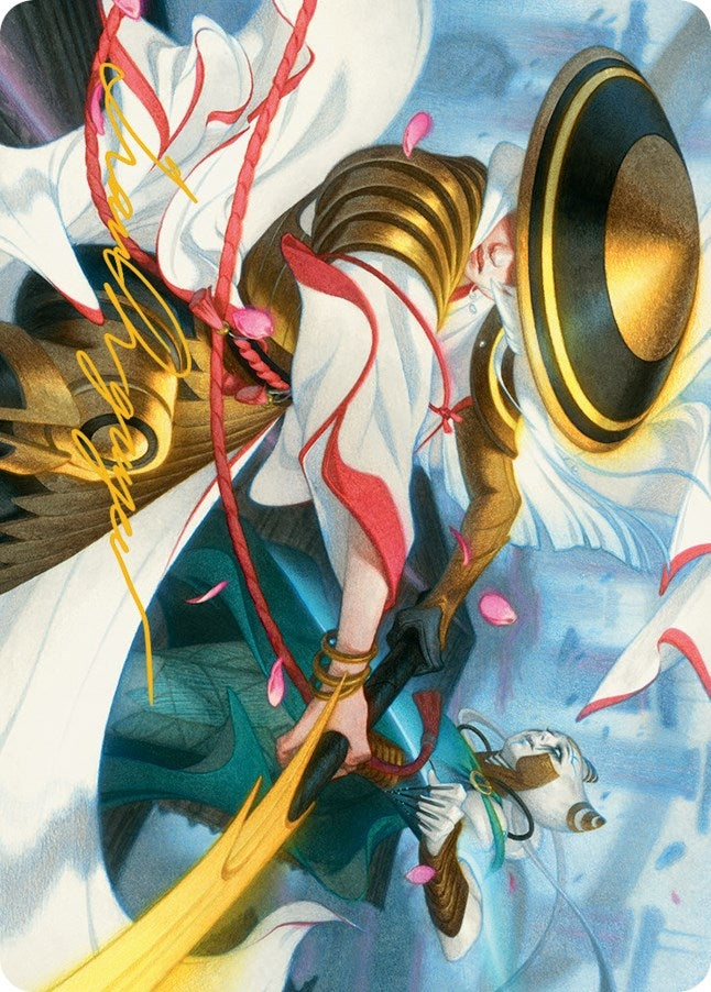 Image for Cut Short Art Card (Gold-Stamped Signature) (3) [March of the Machine] - Magic: The Gathering