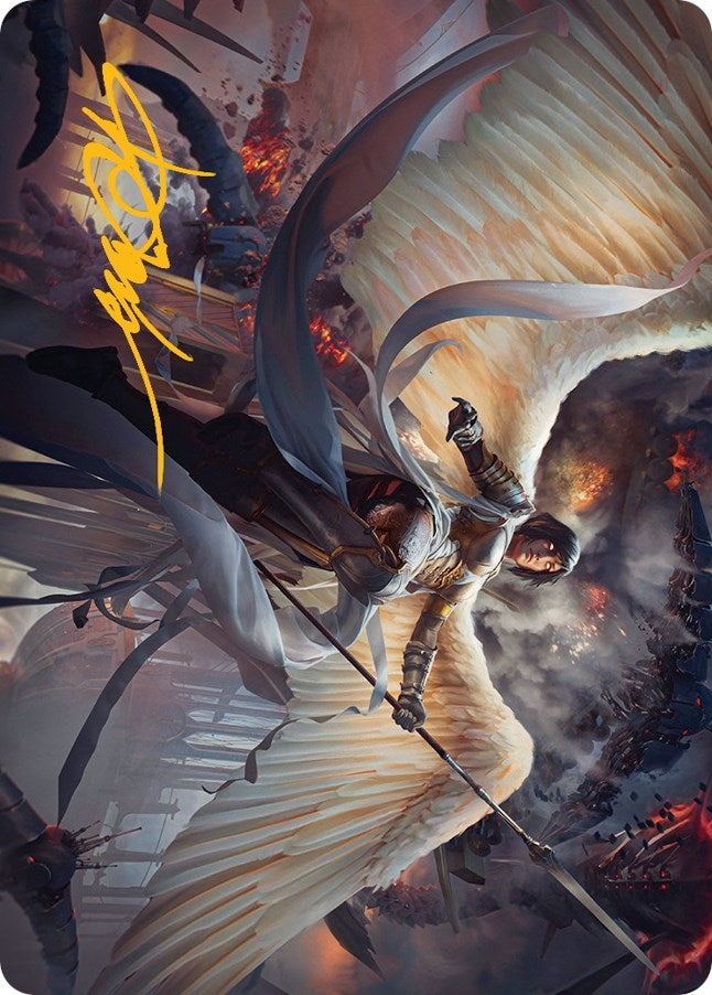 Image for Serra Faithkeeper Art Card (Gold-Stamped Signature) (7) [March of the Machine] - Magic: The Gathering
