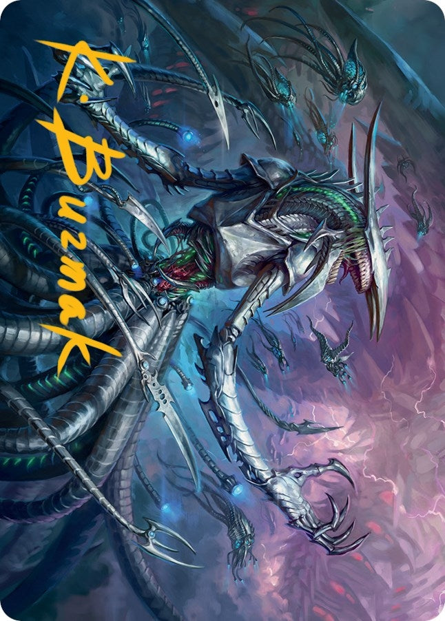 Jin-Gitaxias Art Card (Gold-Stamped Signature) (13) [Art Series: March of the Machine]