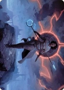 Image for Rona, Herald of Invasion Art Card (16) [March of the Machine] - Magic: The Gathering