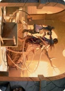 Image for Rona, Tolarian Obliterator Art Card (17) [March of the Machine] - Magic: The Gathering