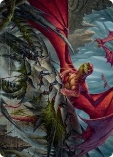Image for Hoarding Broodlord Art Card (23) [March of the Machine] - Magic: The Gathering