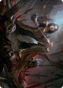 Image for Marchesa, Resolute Monarch Art Card (25) [March of the Machine] - Magic: The Gathering