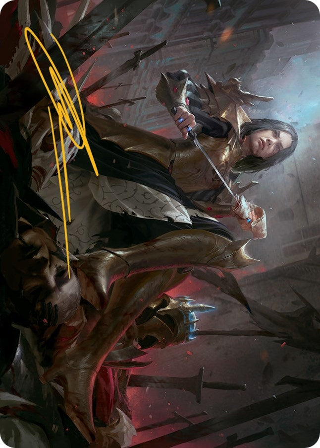 Image for Marchesa, Resolute Monarch Art Card (25/81) (Gold-Stamped Signature) (25) [March of the Machine] - Magic: The Gathering