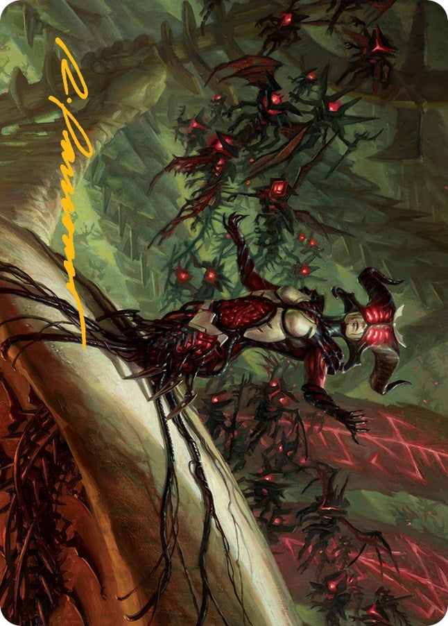 Image for Sheoldred Art Card (Gold-Stamped Signature) (28) [March of the Machine] - Magic: The Gathering