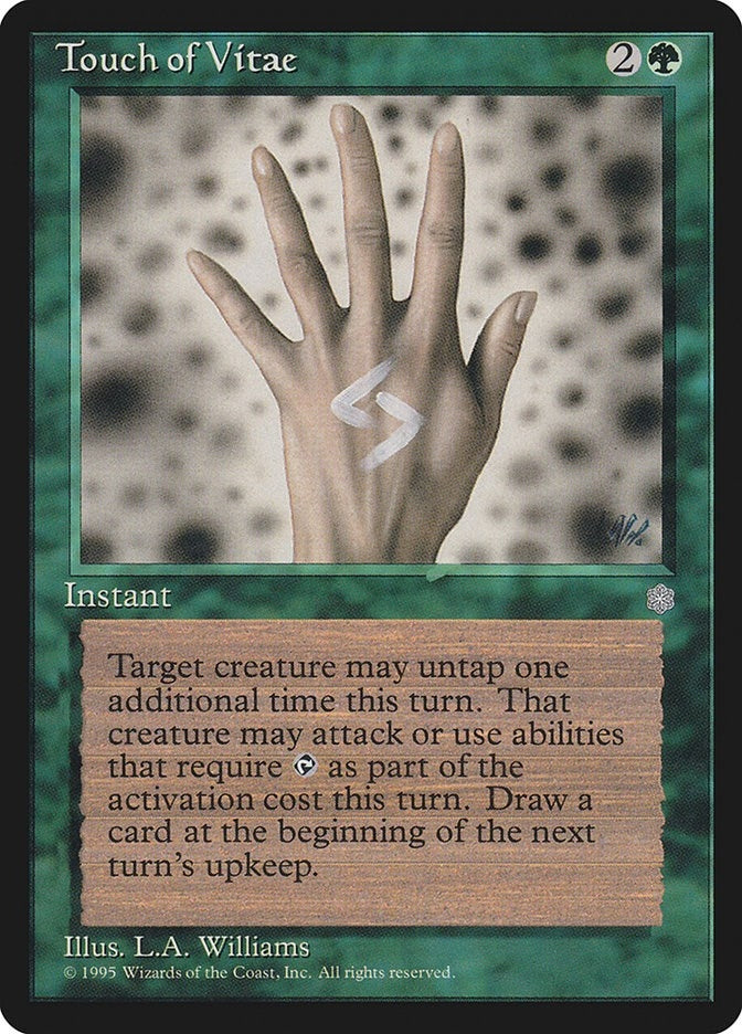 Image for Touch of Vitae [Ice Age] - Magic: The Gathering