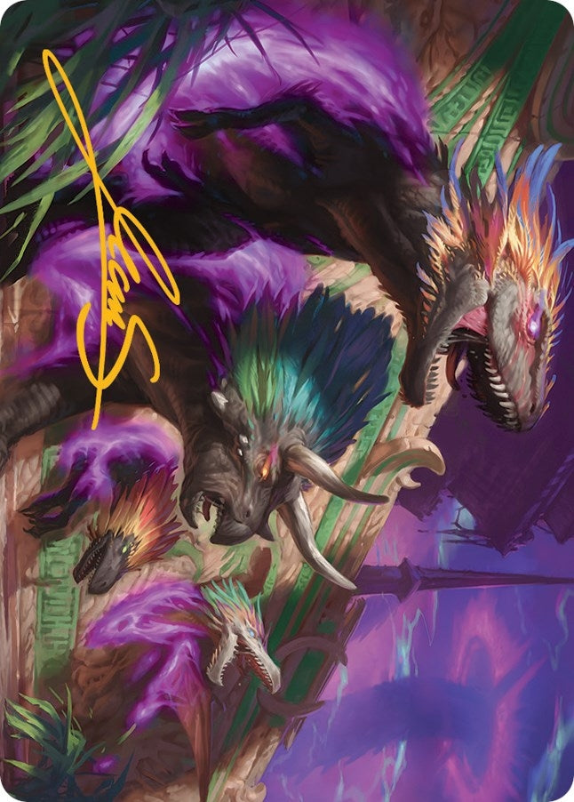 Image for Burning Sun's Fury Art Card (Gold-Stamped Signature) (29) [March of the Machine] - Magic: The Gathering