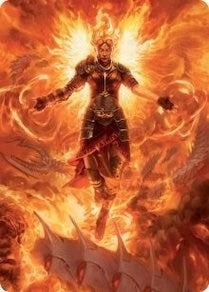 Image for Chandra, Hope's Beacon Art Card (30) [March of the Machine] - Magic: The Gathering