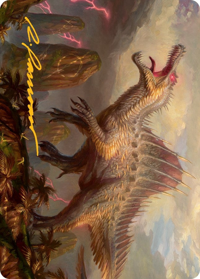 Image for Etali, Primal Conqueror Art Card (Gold-Stamped Signature) (31) [March of the Machine] - Magic: The Gathering