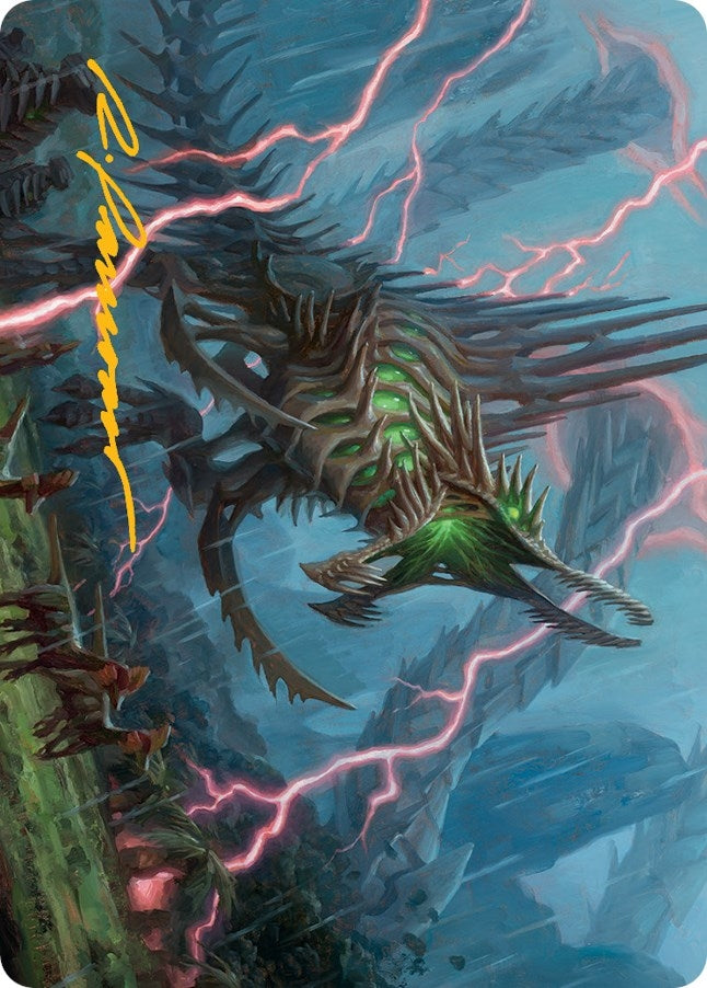 Image for Etali, Primal Sickness Art Card (Gold-Stamped Signature) (32) [March of the Machine] - Magic: The Gathering