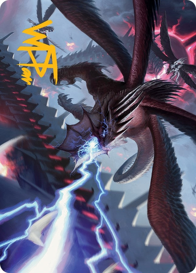 Image for Defiant Thundermaw Art Card (Gold-Stamped Signature) (35) [March of the Machine] - Magic: The Gathering