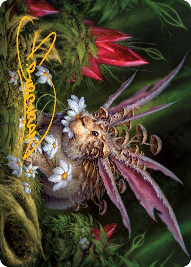 Image for Placid Rottentail Art Card (Gold-Stamped Signature) (39) [March of the Machine] - Magic: The Gathering