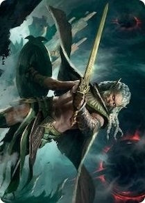 Image for Serpent-Blade Assailant Art Card (40/81) (40) [March of the Machine] - Magic: The Gathering