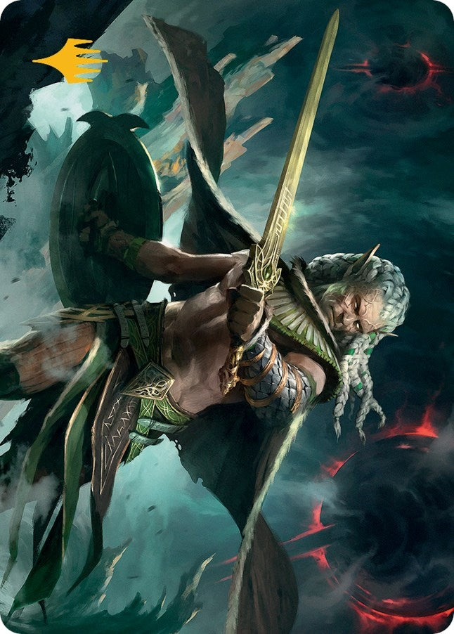 Image for Serpent-Blade Assailant Art Card (40/81) (Gold-Stamped Signature) (40) [March of the Machine] - Magic: The Gathering