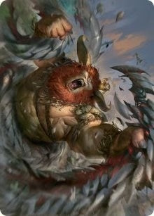 Image for Borborygmos and Fblthp Art Card (42/81) (42) [March of the Machine] - Magic: The Gathering