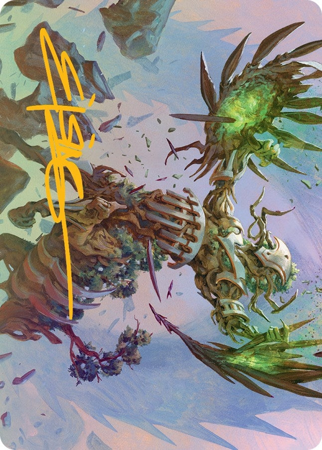 Image for Botanical Brawler Art Card (Gold-Stamped Signature) (43) [March of the Machine] - Magic: The Gathering