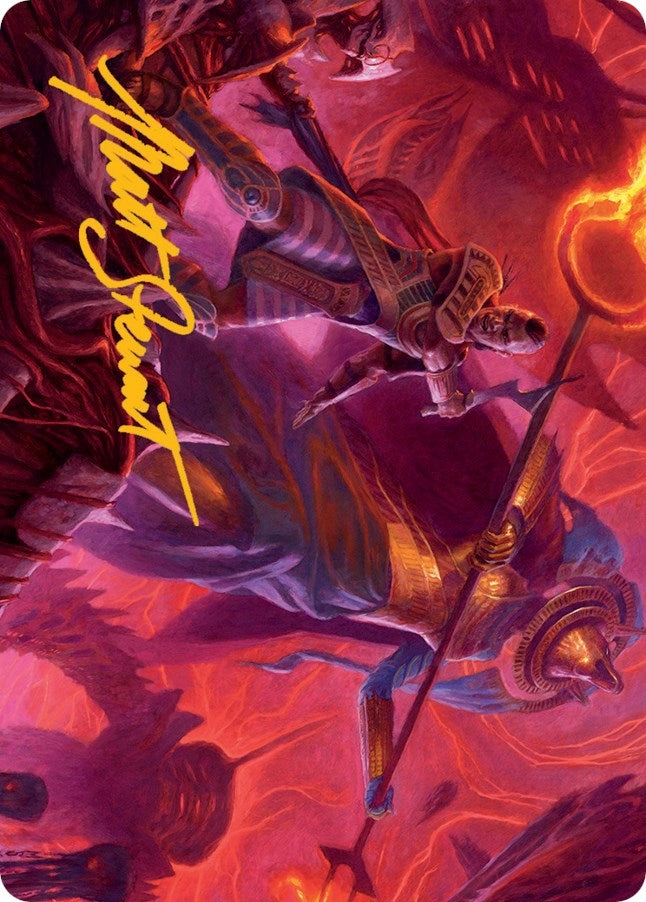 Image for Djeru and Hazoret Art Card (Gold-Stamped Signature) (44) [March of the Machine] - Magic: The Gathering