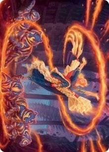 Image for Joyful Stormsculptor Art Card (49) [March of the Machine] - Magic: The Gathering